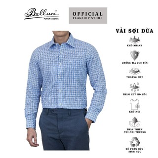 Áo sơ mi nam dài tay cao cấp BELLUNI vải sợi dừa - ABD.CCP.BE.190.B5 
