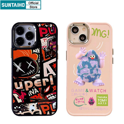 Suntaiho Phong Cách Phố Graffiti Theo Chủ Đề Ốp Lưng Điện Thoại Silicon Mềm Cao Cấp Chống Sốc Cho IPhone 11 12 13 14 15 16 Pro Max IP 7 8 Plus Iphon X Xs XR Xs Max