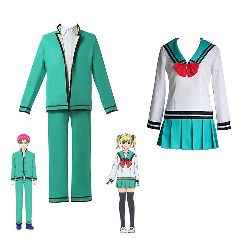 Cosplay Saiki Kusuo & Teruhashi Kokomi - Trang Phục Hoạt Hình Cho Triển Lãm