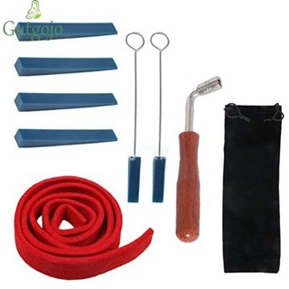 Bộ điều chỉnh đàn Piano GUTGOJO 6 / 9 chiếc, Bộ chỉnh cờ lê đàn Piano chuyên nghiệp tiện lợi, Bộ phận cố định Bộ phận điều chỉnh băng dính Da Fork Piano Tuning Lever Tools Các yếu tố âm nhạc