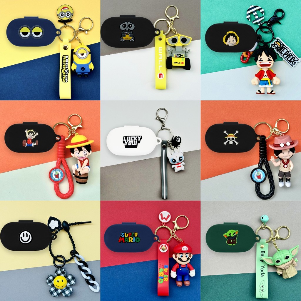 for Nothing Ear Open Case Anime Keychain Suitable for Nothing Ear Open Silicone Soft Case Cute Robot