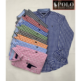  Áo sơ mi nam dài tay Ralph Lauren Polo Áo sơ mi Cotton dài tay Áo sơ mi nam Mỹ 