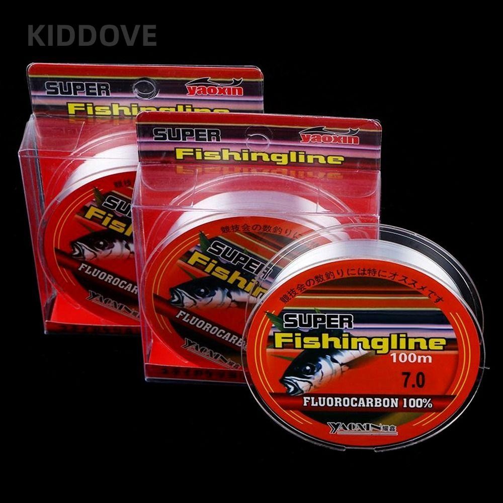 KIDDOVE Cuộn Dây Câu Cá 100% Polyorocarbon 100m