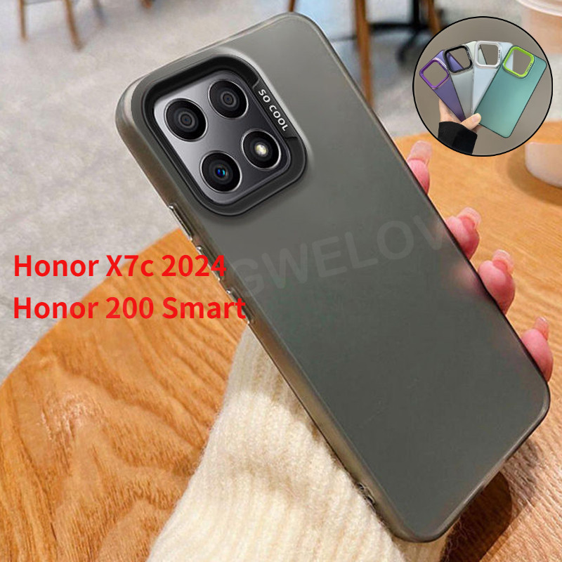 Ốp Cho Honor X7c 2024 Honor 200 Smart 5G Honor X7c X7 c 200 Honor200 Smart 5G 4G Kim Loại Sang Trọng