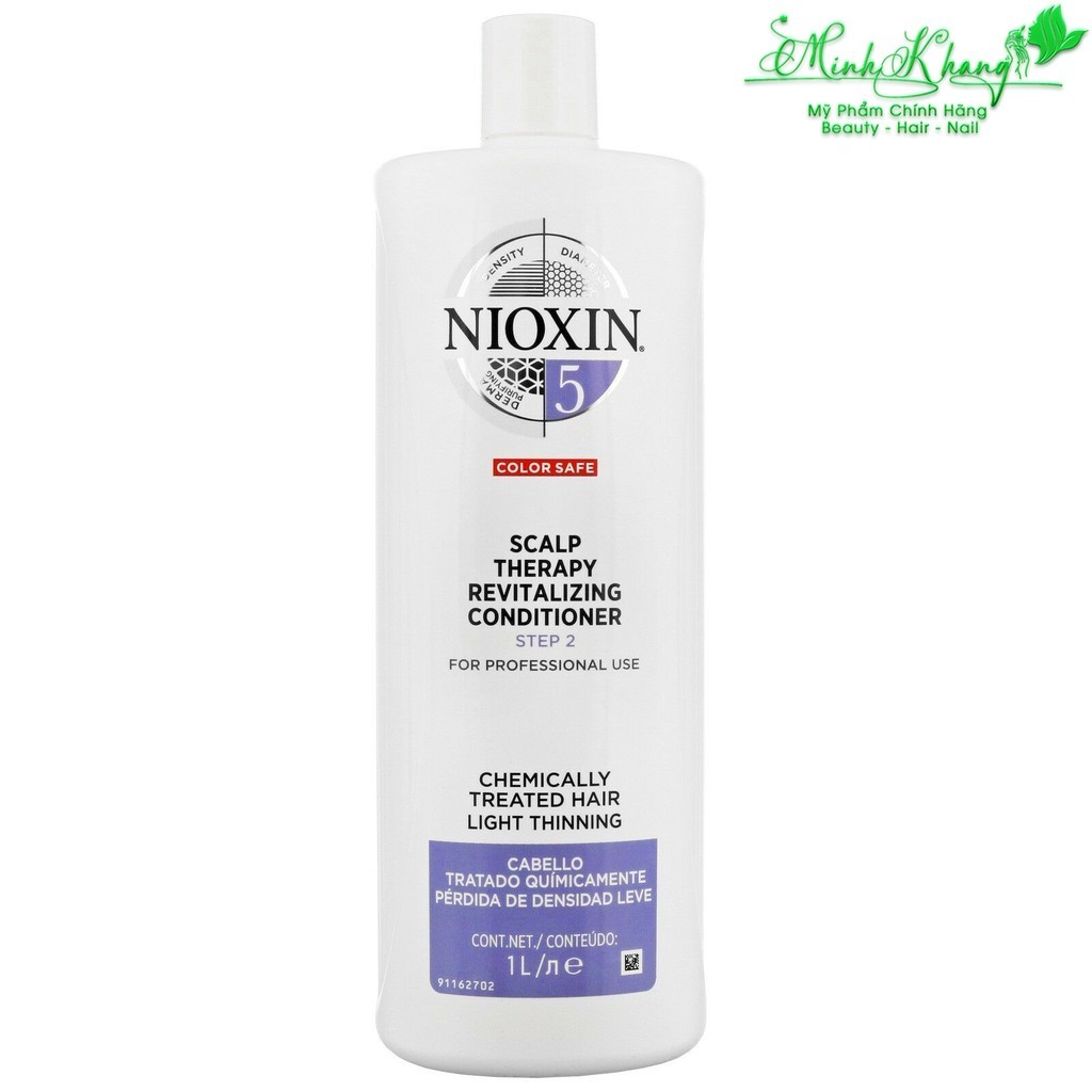 Dầu xả chống rụng tóc Nioxin System 5 Conditioner 1000ml ( MK )