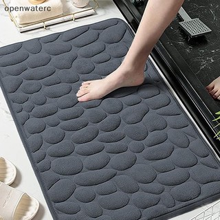 [Openwaterc] Thảm cửa dập nổi bằng đá cuội tại nhà Phòng tắm Thảm lót chân thấm gió đơn giản Phòng tắm Thảm chống trượt Thảm trải sàn vn
