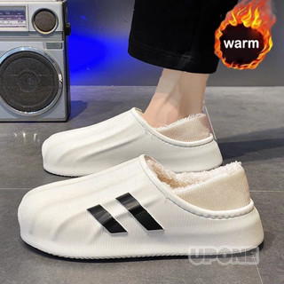 Giày bông nam mùa đông, đế chống trơn chống mài mòn, thêm nhung giữ ấm giày gia đình UPONE
