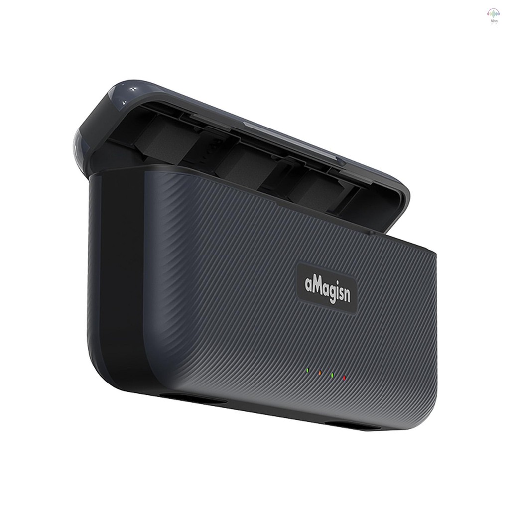 Amagicsn AA07 Hộp sạc nhanh 3 khe Sạc pin Type-C PD Vỏ sạc nhanh có khe cắm thẻ TF Phụ kiện máy ảnh 