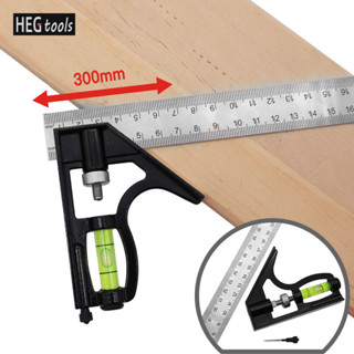 Thước Ke Góc Vuông 45 Độ Đa Năng 30cm - Dụng Cụ Chính Xác Cho Thợ Cơ Khí, Thợ Mộc