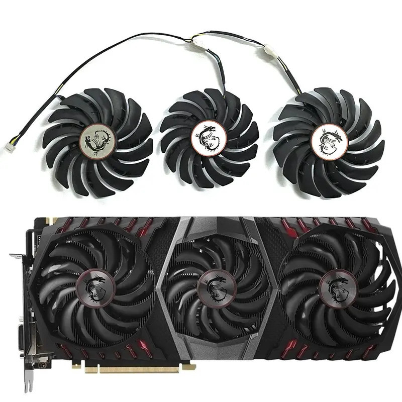 Pld10010s12hh PLD09210S12HH 4pin GTX1080 Ti GPU Cooler cho MSI GEFORCE GTX 1080 Ti Gaming X Trio Car