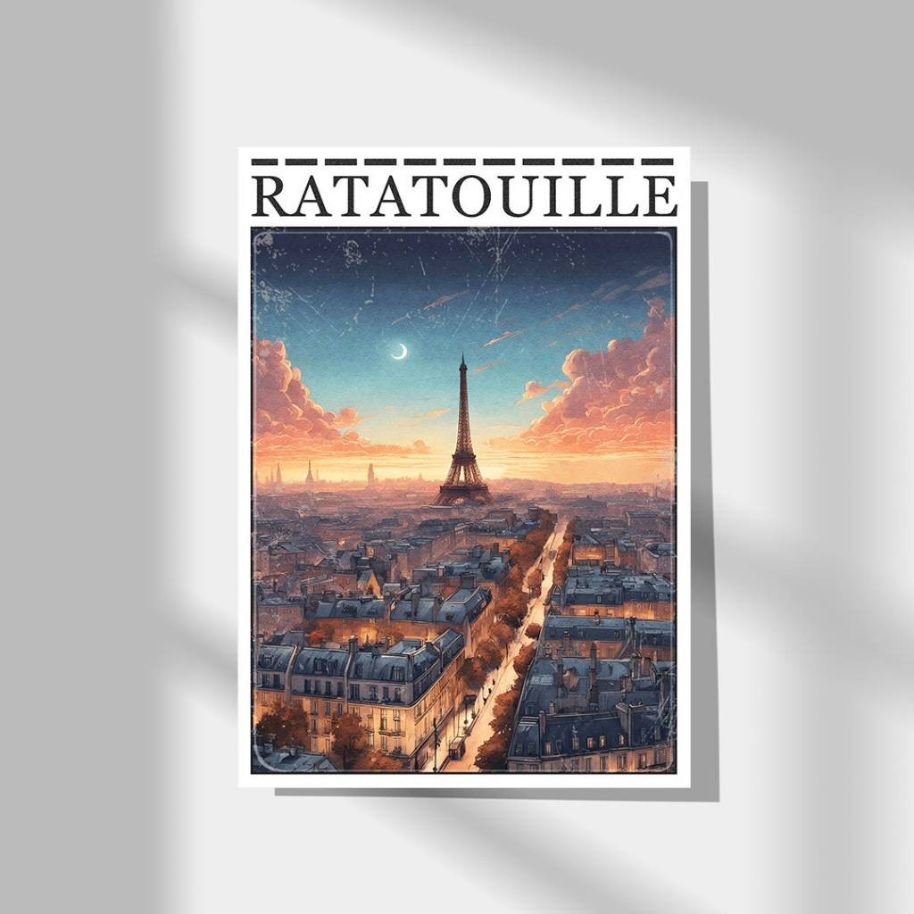 FREESHIP ⭐️ Ratatouille Poster | Comic Poster - Tranh Decal Dán Tường - Ảnh Treo Tường