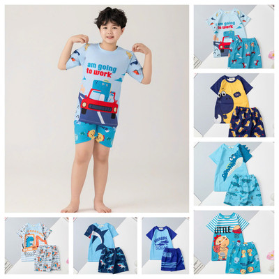 Bộ bơi bé trai LITIBABY 2 mảnh hoạt hình ngộ nghĩnh, size 2 đến 12 tuổi