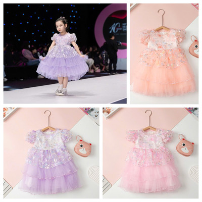 Váy bé gái Váy công chúa voan lấp lánh LITIBABY size 2 đến 6 tuổi
