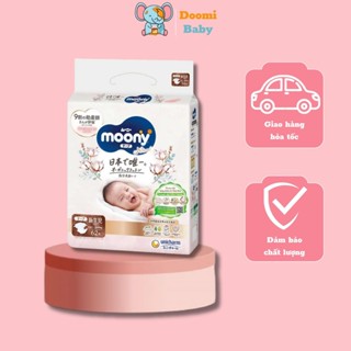 Moony Tã Dán/Quần Natural Size NB62/S58/M46/L36/L38/XL32 Cho Bé - IM001