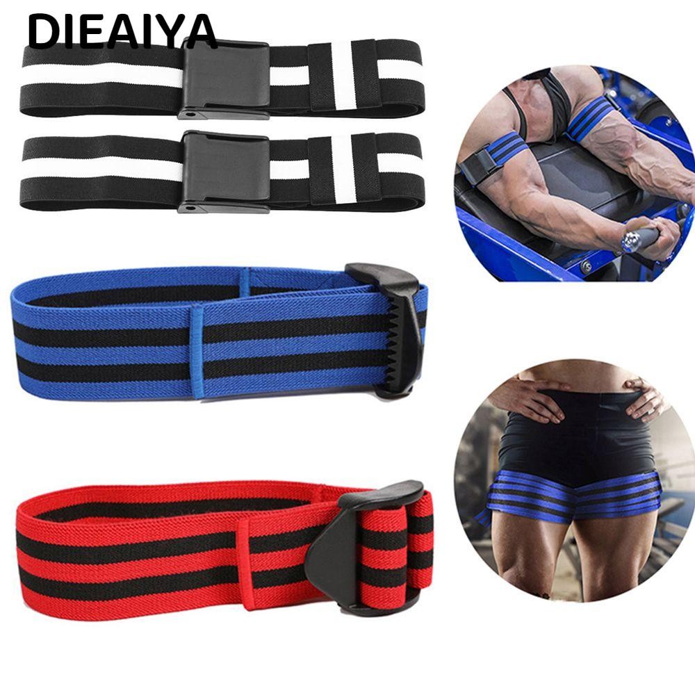 DIEAIYA 2Pcs Weightlifting Blood Flow Restriction Bands Arm Gym Equipment Occlusion Training Bands H