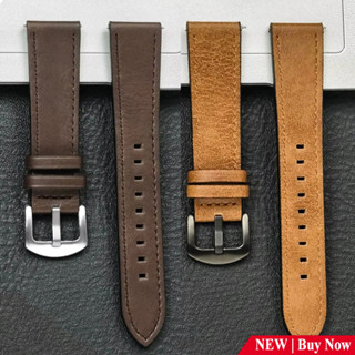  20mm 22mm Dây Da Thật Chính Hãng Cho Redmi Watch 5   3 Active Lite Kinh Doanh Mềm Dây Đeo Tay Cho Samsung Galaxy Watch 7 6 5 4 Classic Active 2 Band 