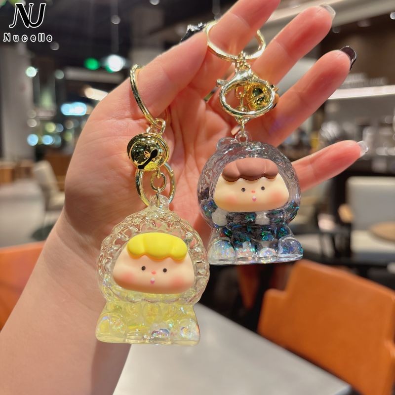 Nucelle Mặt dây chuyền túi búp bê đầy dầu dễ thương mới