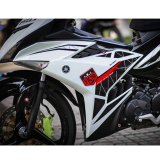 Tem Rời Dán Xe Exciter 150 Mẫu Y15 ZR 2021 Đỏ Trắng Đen Cực Hot - Phú Decal