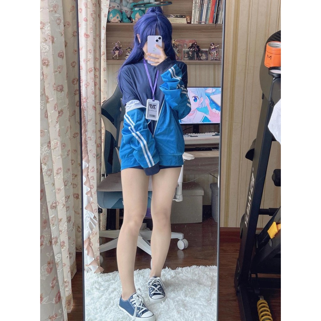 Yuuka Hayase cosplay Hayase Yuuka cosplay jacket gymnastics uniform Blue Archive Sportswear Full Set