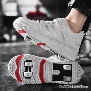 2024 [100% chất lượng cao] Giày lăn Heelys bốn bánh Giày bánh xe bé trai bé gái trẻ em người lớn giày trượt patin thể thao ngoài trời giày bánh xe có thể tháo rời không chói