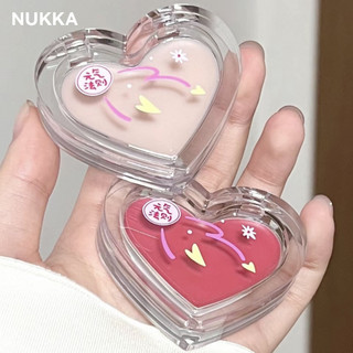 Nukka Đỏ mặt High Gloss Làm mới và giữ ẩm Pink Da mặt tự nhiên Gloss 3D Mask Độ phân giải Đỏ mặt