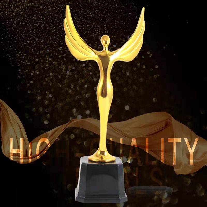 Cúp tượng tượng Oscar quà tặng sinh nhật vui nhộn in tùy chỉnh Tượng Vàng nam diễn viên giải thưởng 