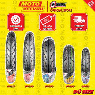 [MTVV] Vỏ lốp xe máy QUICK Đủ size Ga Số GR 215 390 612 60 70 80 90 100 110 120 130 140 150 17 14 16 15<END>