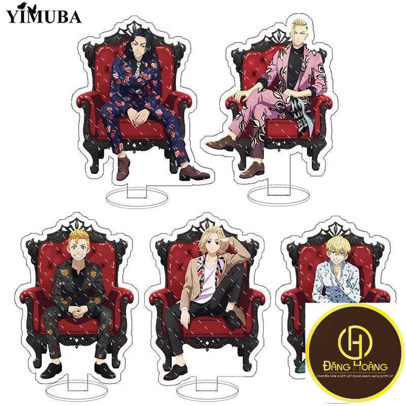 Mô hình Standee Tokyo Revengers Acrylic Mikey Draken Izana Kurokawa Mitsuya Hanma Kakucho