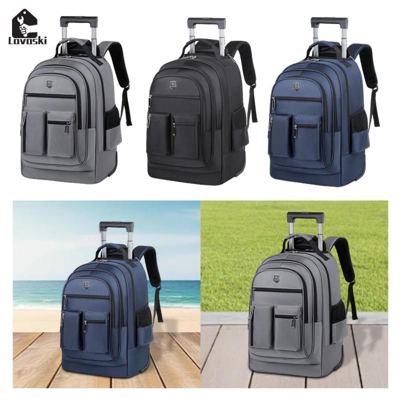 Ba lô lăn công suất lớn Ba lô có bánh xe Ngăn đựng Laptop đa năng