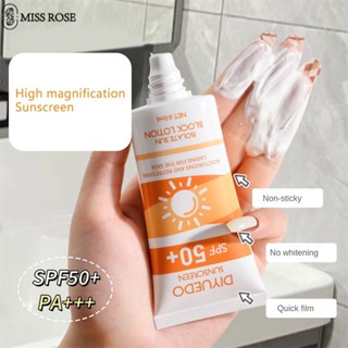  Kem Chống Nắng Miss Rose Diyuedo SPF50+pa+++ UV Bảo Vệ Da Dưỡng ẩm Không Nhờn Bảo Vệ Ngoài Trời Toàn Thân Kem Chống Nắng Lâu Trôi 