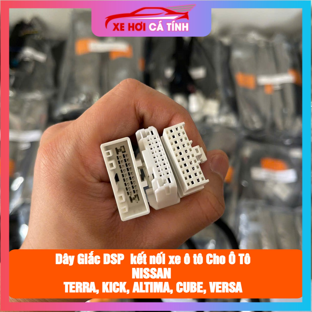 Dây Giắc DSP  kết nối xe ô tô Cho Ô Tô Nissan TERRA, KICK, ALTIMA, CUBE, VERSA, NV Plug & Play
