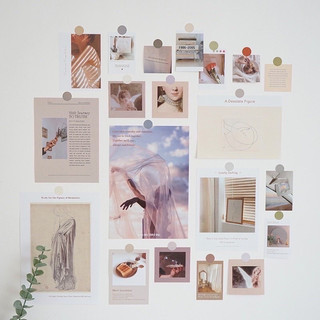 Sét 30 tấm Postcard decor xinh