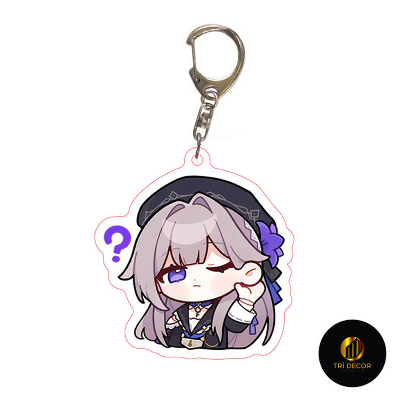 Móc Khoá, Mô Hình Standee Mihoyo Game Honkai Star Rail Trang Trí Bàn Học, Làm Việc