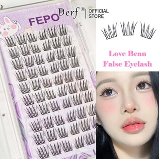  10 Hàng lông mi giả tự dính idol lông mi giả có keo sẵn mi cụm mi lông thỏ Tự Nhiên Lông Mi Giả  mi giả móng vuốt,eyelash,12mm 