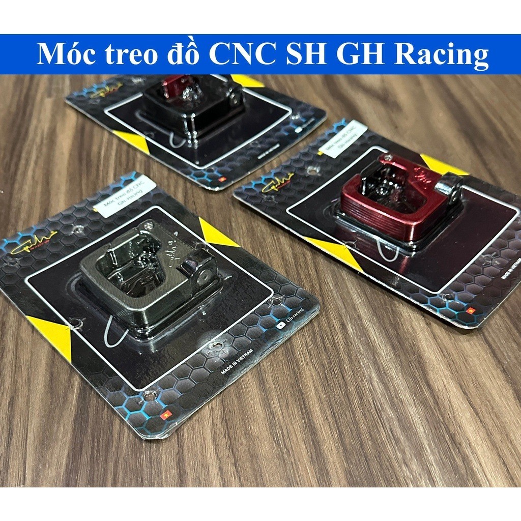 Móc treo đồ nhôm CNC SH GH Racing Phutungxe