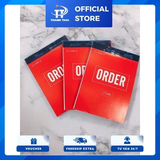 Quyển order 2 liên khổ A6-A7(100 tờ/quyển)