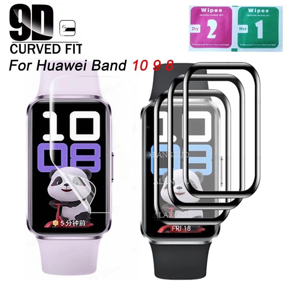 3 Phim Hydrogel / Phim tổng hợp 3D cho Huawei Band 10 9 8 Phim bảo vệ cho Huawei Band 10 / 9 Full Co