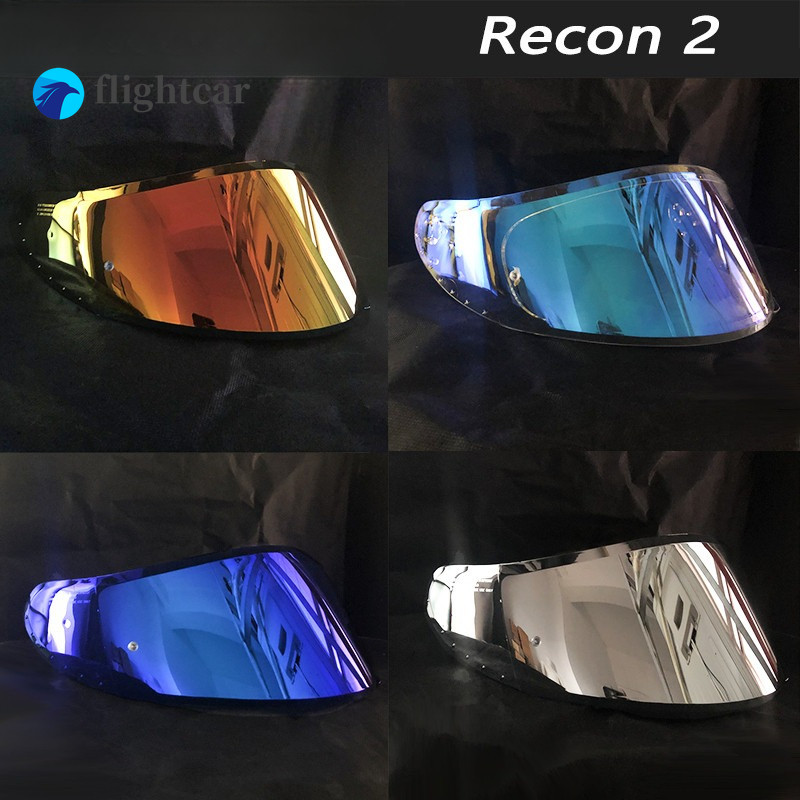FT [ReadyStock] Spyder RECON 2 Visor ỐNG KÍNH SPARE ỐNG KÍNH Spyder Mũ bảo hiểm Flash Iriduim Tấm ch