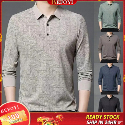 Áo sơ mi nam Polo dài tay Áo thun công sở dáng rộng Cổ áo thường ngày WW18