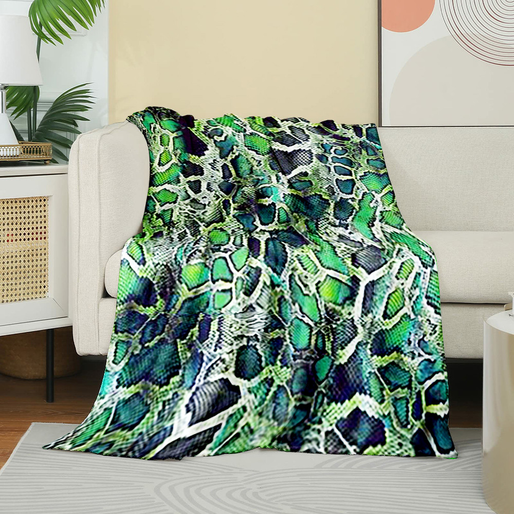 3D Python Chăn Động Vật Da Báo In Hình Hổ Chăn Chăn Chăn Ngủ Chăn Chăn Mùa Đông Chăn