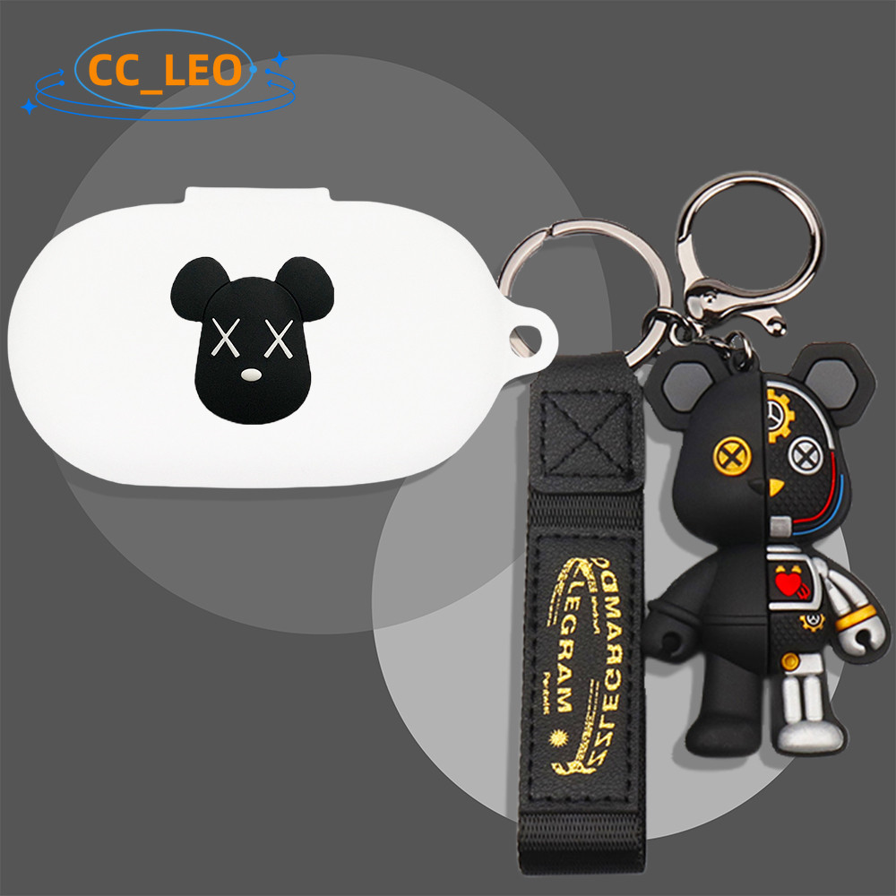 Case for Nothing Ear Open Cartoon Bear Silicone Soft Case Suitable for Nothing Ear Open Cute Keychai