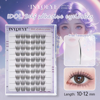 IDOL ACE INYOEYE Lông Mi Tự Dính 10-12mm Keo Miễn Phí Lông Mi Giả Cụm Lông Mi Có Thể Tái Sử Dụng Lông Mi