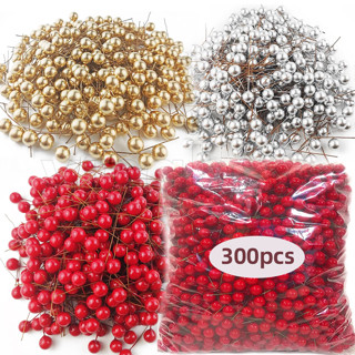 300 Chiếc Mini 12 Mm Quả Nhân Tạo Đỏ Giả Berry Anh Đào Stamen Cho Giáng Sinh DIY Hoa Vòng Hoa Trang Trí Tiệc Năm Mới Hộp Quà Tặng Thủ Công DIY Sử Dụng Trang Trí Nhà