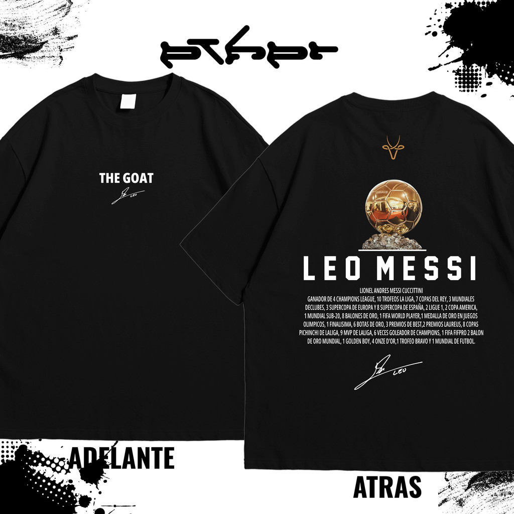 Áo thun ngôi sao bóng đá LEO MESSI TROPHY EDITION