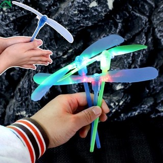 Đồ chơi chuồn chuồn tre phát sáng - Đồ chơi bay xoay chuồn chuồn LED - Đồ chơi ngoài trời bằng tre nhiều màu - Trò chơi học tập sớm - Quà tặng cho trẻ em - Đồ chơi hoài cổ truyền thống