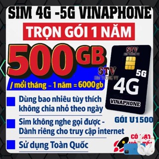 sim 4g vinaphone d500 ,12td49,u1500, 14big50y, d159v trọn gói miễn phí 1 năm