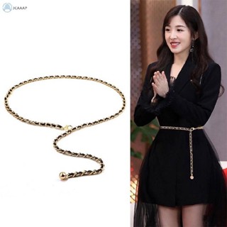   Jcaaap  Dây Xích Thời Trang Thắt Lưng Nữ Dây Kim Loại Dành Cho Nữ Sang Trọng sel Mỏng Dây Thắt Lưng Đầm Áo Có Thể Điều Chỉnh Corset  ISO  
