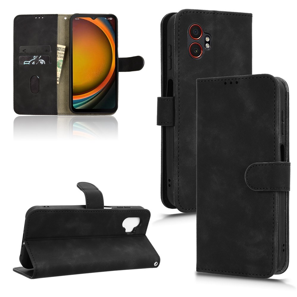 Ốp Da PU Sang Trọng Cảm Giác Da PU Cho Samsung Galaxy XCover7 Pro 5G Khóa Từ Flip Cover Galaxy XCove
