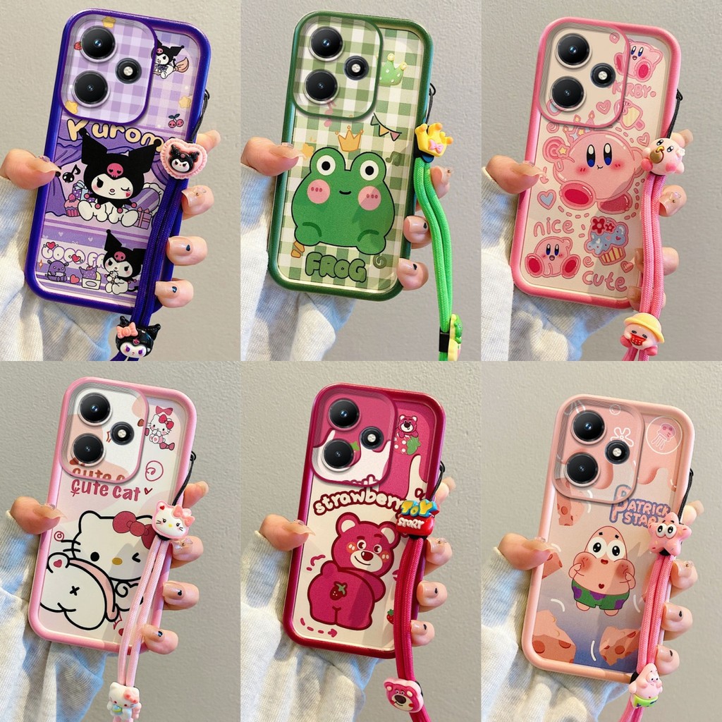 Ốp lưng Realme Note 60 Pink KT Cat / Fart Strawberry Bear / Cheese Pie Superstar / Kuromi Grid / Fro