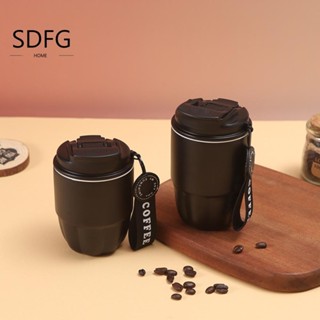  Cốc cà phê bằng thép không gỉ SDFG Cốc uống nước kép cầm tay Mini Bình giữ nhiệt Dung tích nhỏ Bình chân không tiện lợi đơn giản Văn phòng 